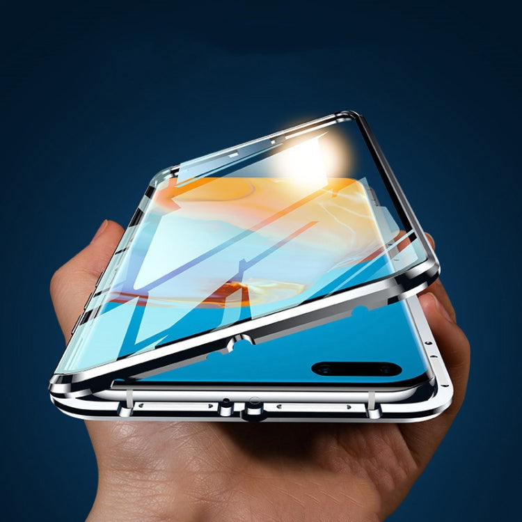 Magnetic Metal Frame Double-sided Tempered Glass Case, For Huawei P40, For Huawei P40 Pro