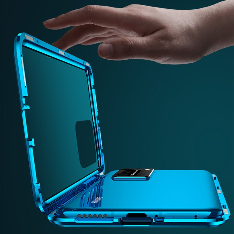 Magnetic Metal Frame Double-sided Tempered Glass Case, For Huawei P40, For Huawei P40 Pro