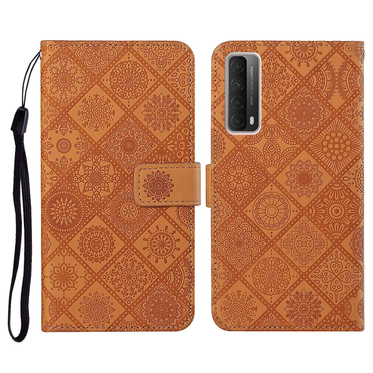 Ethnic Style Embossed Pattern Horizontal Flip Leather Case with Holder & Card Slots & Wallet & Lanyard, For Huawei P smart 2021, For Huawei P smart 2020, For Huawei P Smart Z / Y9 Prime 2019, For Huawei P40, For Huawei P40 lite / nova 6 SE�������������...
