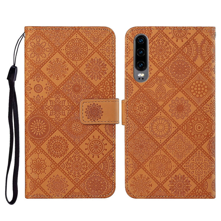 Ethnic Style Embossed Pattern Horizontal Flip Leather Case with Holder & Card Slots & Wallet & Lanyard, For Huawei P smart 2021, For Huawei P smart 2020, For Huawei P Smart Z / Y9 Prime 2019, For Huawei P40, For Huawei P40 lite / nova 6 SE�������������...