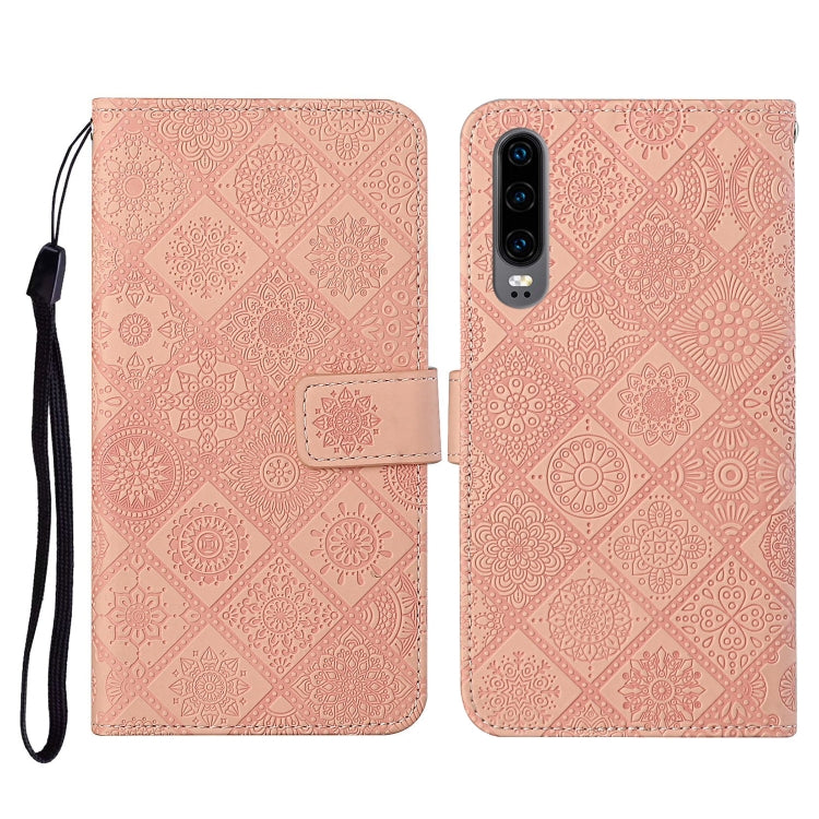 Ethnic Style Embossed Pattern Horizontal Flip Leather Case with Holder & Card Slots & Wallet & Lanyard, For Huawei P smart 2021, For Huawei P smart 2020, For Huawei P Smart Z / Y9 Prime 2019, For Huawei P40, For Huawei P40 lite / nova 6 SE�������������...