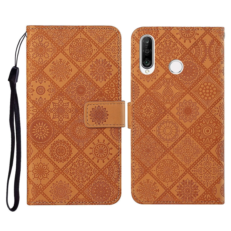 Ethnic Style Embossed Pattern Horizontal Flip Leather Case with Holder & Card Slots & Wallet & Lanyard, For Huawei P smart 2021, For Huawei P smart 2020, For Huawei P Smart Z / Y9 Prime 2019, For Huawei P40, For Huawei P40 lite / nova 6 SE�������������...
