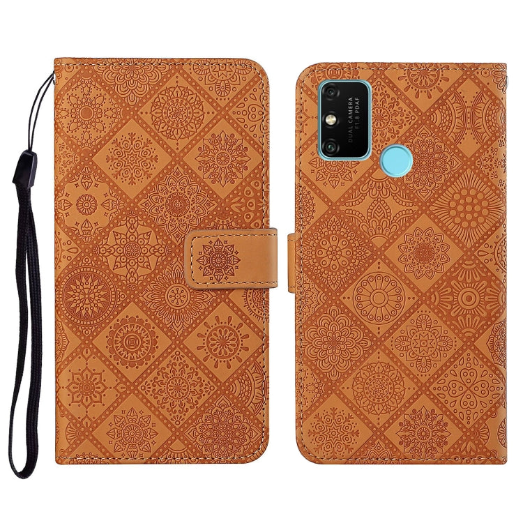 Ethnic Style Embossed Pattern Horizontal Flip Leather Case with Holder & Card Slots & Wallet & Lanyard, For Huawei P smart 2021, For Huawei P smart 2020, For Huawei P Smart Z / Y9 Prime 2019, For Huawei P40, For Huawei P40 lite / nova 6 SE�������������...