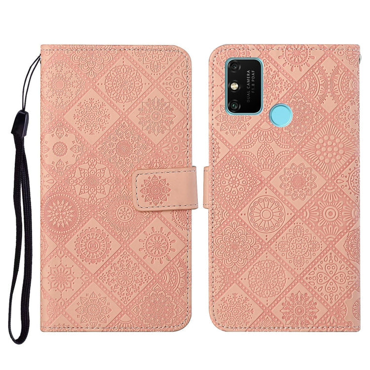 Ethnic Style Embossed Pattern Horizontal Flip Leather Case with Holder & Card Slots & Wallet & Lanyard, For Huawei P smart 2021, For Huawei P smart 2020, For Huawei P Smart Z / Y9 Prime 2019, For Huawei P40, For Huawei P40 lite / nova 6 SE�������������...