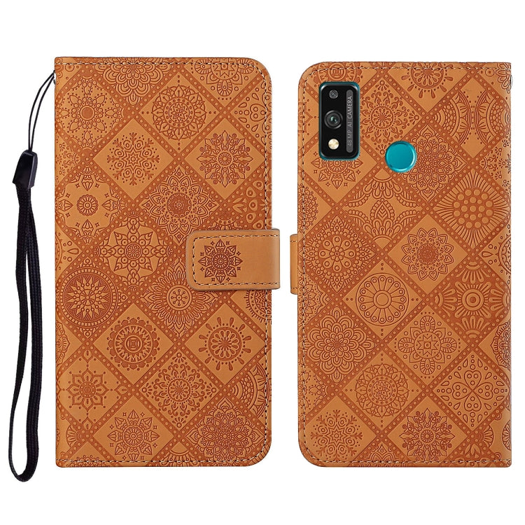 Ethnic Style Embossed Pattern Horizontal Flip Leather Case with Holder & Card Slots & Wallet & Lanyard, For Huawei P smart 2021, For Huawei P smart 2020, For Huawei P Smart Z / Y9 Prime 2019, For Huawei P40, For Huawei P40 lite / nova 6 SE�������������...
