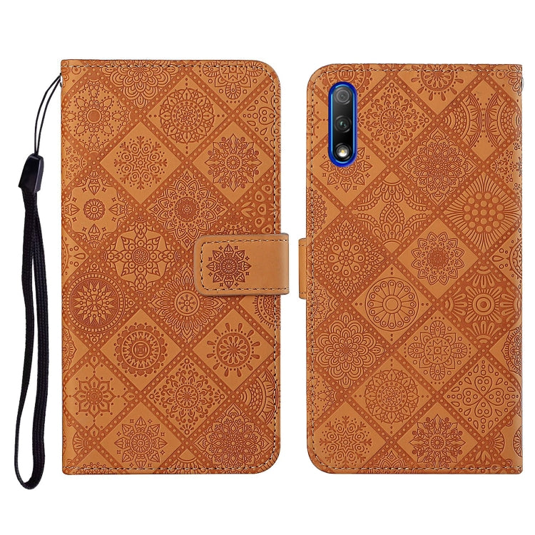 Ethnic Style Embossed Pattern Horizontal Flip Leather Case with Holder & Card Slots & Wallet & Lanyard, For Huawei P smart 2021, For Huawei P smart 2020, For Huawei P Smart Z / Y9 Prime 2019, For Huawei P40, For Huawei P40 lite / nova 6 SE�������������...