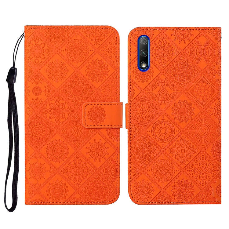 Ethnic Style Embossed Pattern Horizontal Flip Leather Case with Holder & Card Slots & Wallet & Lanyard, For Huawei P smart 2021, For Huawei P smart 2020, For Huawei P Smart Z / Y9 Prime 2019, For Huawei P40, For Huawei P40 lite / nova 6 SE�������������...