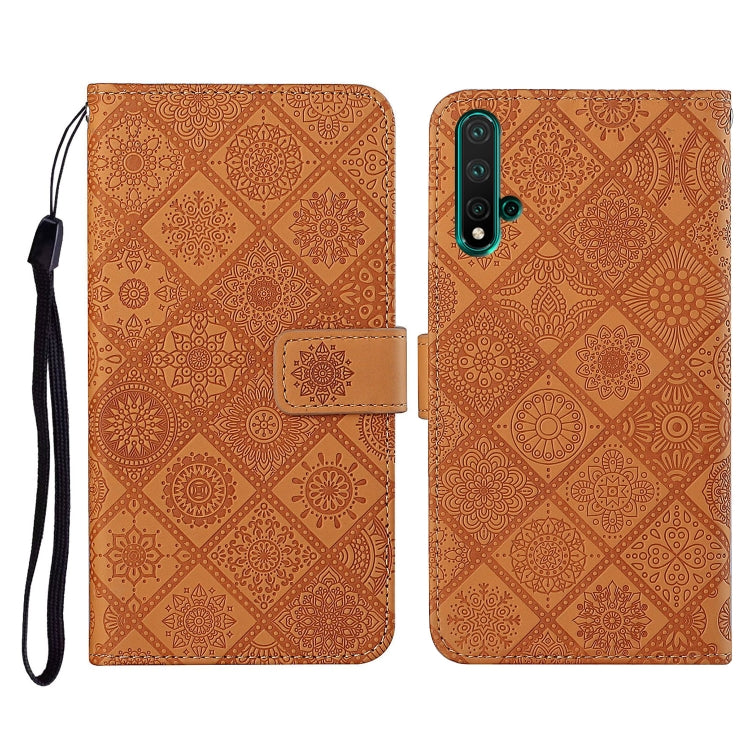 Ethnic Style Embossed Pattern Horizontal Flip Leather Case with Holder & Card Slots & Wallet & Lanyard, For Huawei P smart 2021, For Huawei P smart 2020, For Huawei P Smart Z / Y9 Prime 2019, For Huawei P40, For Huawei P40 lite / nova 6 SE�������������...