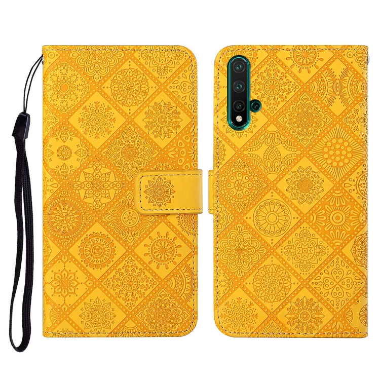 Ethnic Style Embossed Pattern Horizontal Flip Leather Case with Holder & Card Slots & Wallet & Lanyard, For Huawei P smart 2021, For Huawei P smart 2020, For Huawei P Smart Z / Y9 Prime 2019, For Huawei P40, For Huawei P40 lite / nova 6 SE�������������...