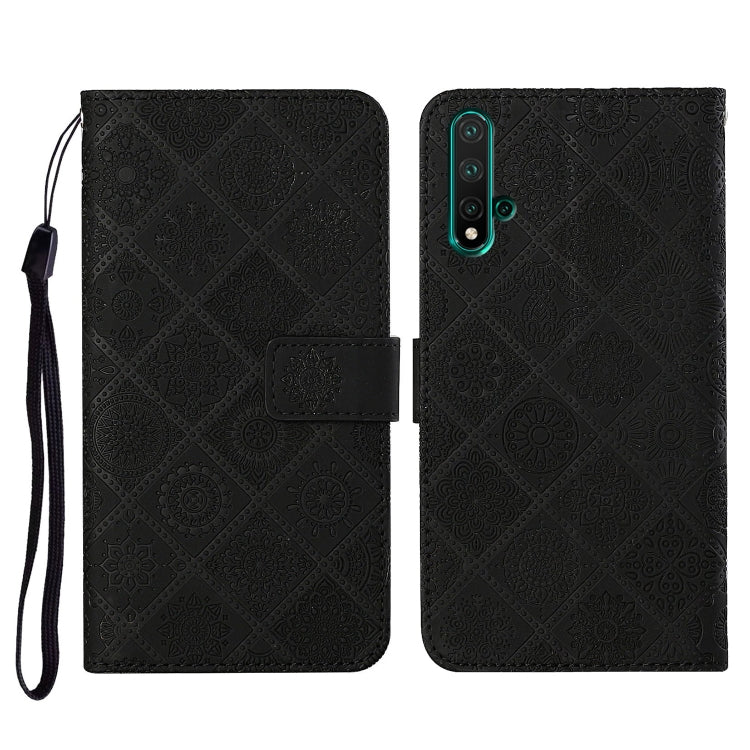 Ethnic Style Embossed Pattern Horizontal Flip Leather Case with Holder & Card Slots & Wallet & Lanyard, For Huawei P smart 2021, For Huawei P smart 2020, For Huawei P Smart Z / Y9 Prime 2019, For Huawei P40, For Huawei P40 lite / nova 6 SE�������������...