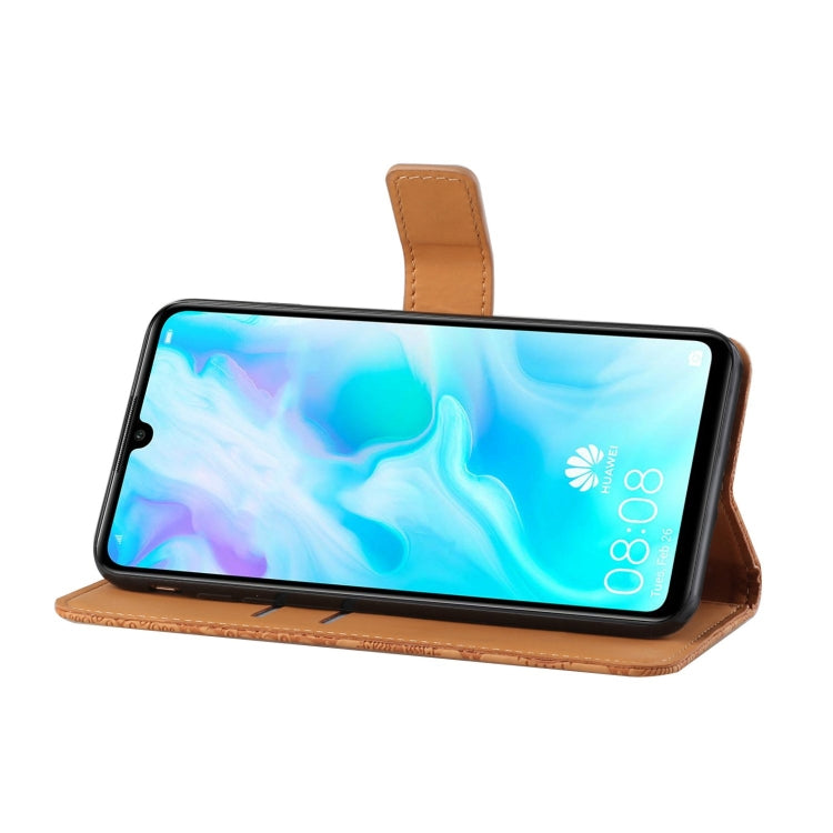 Ethnic Style Embossed Pattern Horizontal Flip Leather Case with Holder & Card Slots & Wallet & Lanyard, Huawei Honor 20 lite / 10i, For Huawei Y7 (2019), For Huawei P smart 2019 / Honor 10 Lite, For Huawei Honor 8X