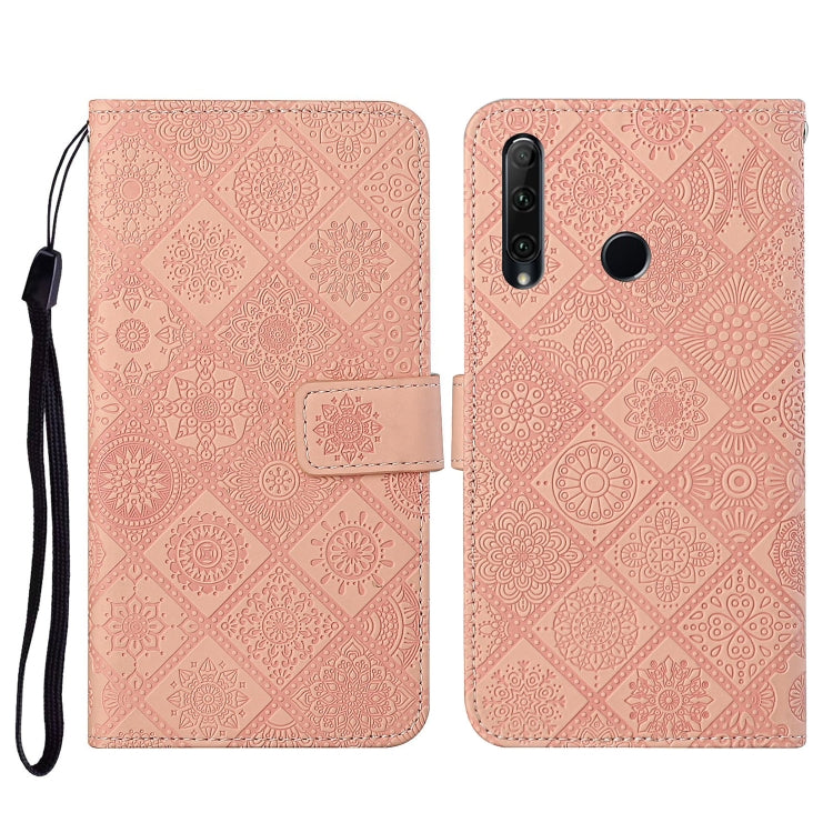 Ethnic Style Embossed Pattern Horizontal Flip Leather Case with Holder & Card Slots & Wallet & Lanyard, Huawei Honor 20 lite / 10i, For Huawei Y7 (2019), For Huawei P smart 2019 / Honor 10 Lite, For Huawei Honor 8X