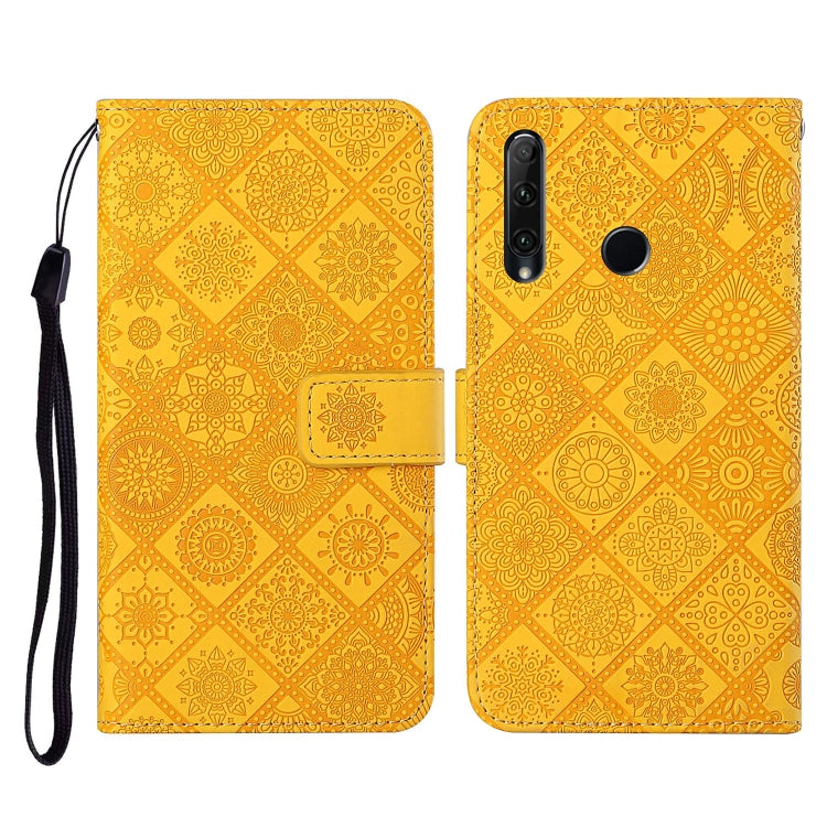Ethnic Style Embossed Pattern Horizontal Flip Leather Case with Holder & Card Slots & Wallet & Lanyard, Huawei Honor 20 lite / 10i, For Huawei Y7 (2019), For Huawei P smart 2019 / Honor 10 Lite, For Huawei Honor 8X