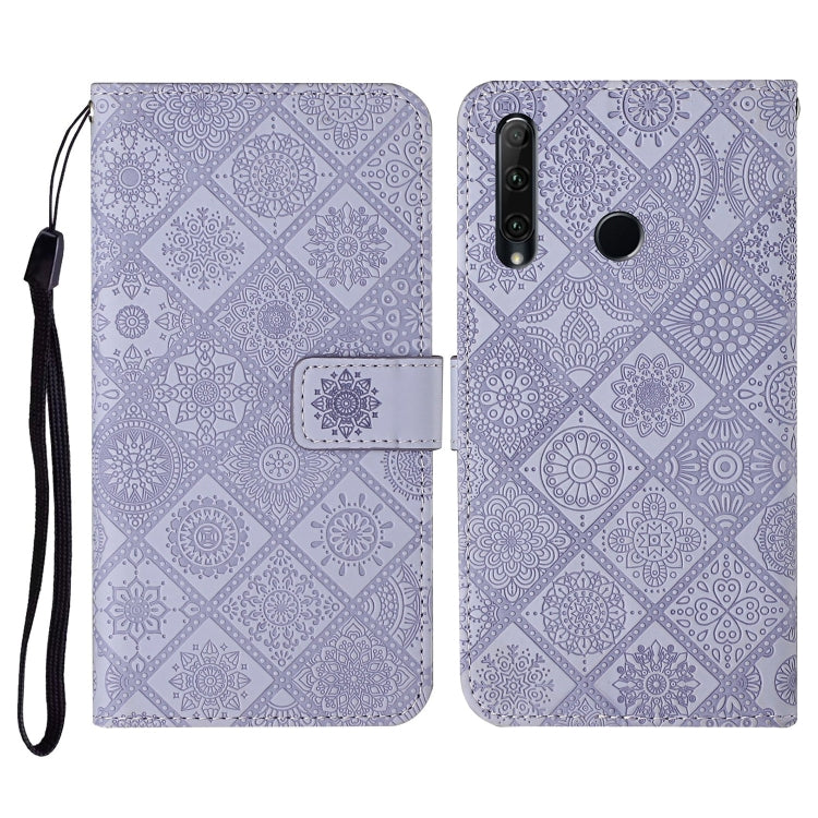 Ethnic Style Embossed Pattern Horizontal Flip Leather Case with Holder & Card Slots & Wallet & Lanyard, Huawei Honor 20 lite / 10i, For Huawei Y7 (2019), For Huawei P smart 2019 / Honor 10 Lite, For Huawei Honor 8X