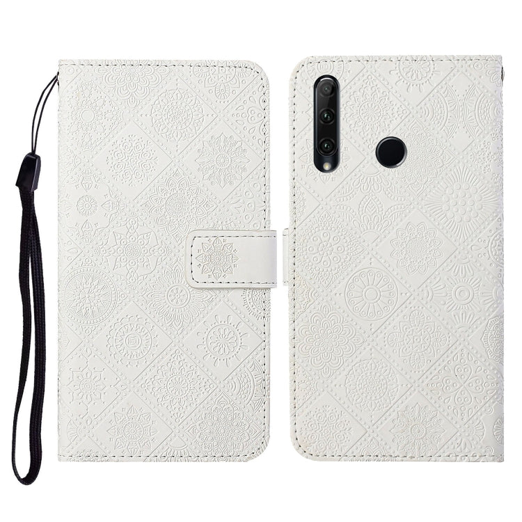 Ethnic Style Embossed Pattern Horizontal Flip Leather Case with Holder & Card Slots & Wallet & Lanyard, Huawei Honor 20 lite / 10i, For Huawei Y7 (2019), For Huawei P smart 2019 / Honor 10 Lite, For Huawei Honor 8X