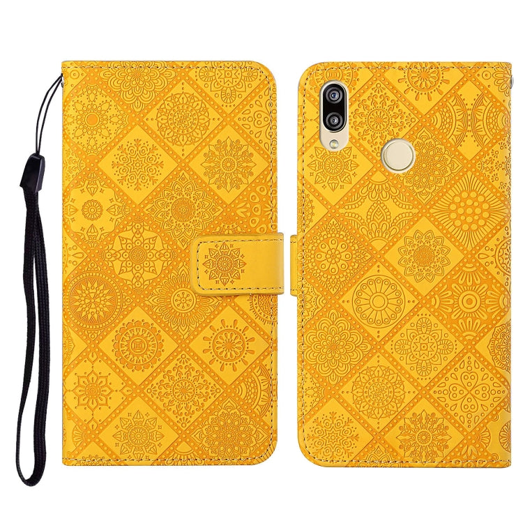 Ethnic Style Embossed Pattern Horizontal Flip Leather Case with Holder & Card Slots & Wallet & Lanyard, Huawei Honor 20 lite / 10i, For Huawei Y7 (2019), For Huawei P smart 2019 / Honor 10 Lite, For Huawei Honor 8X