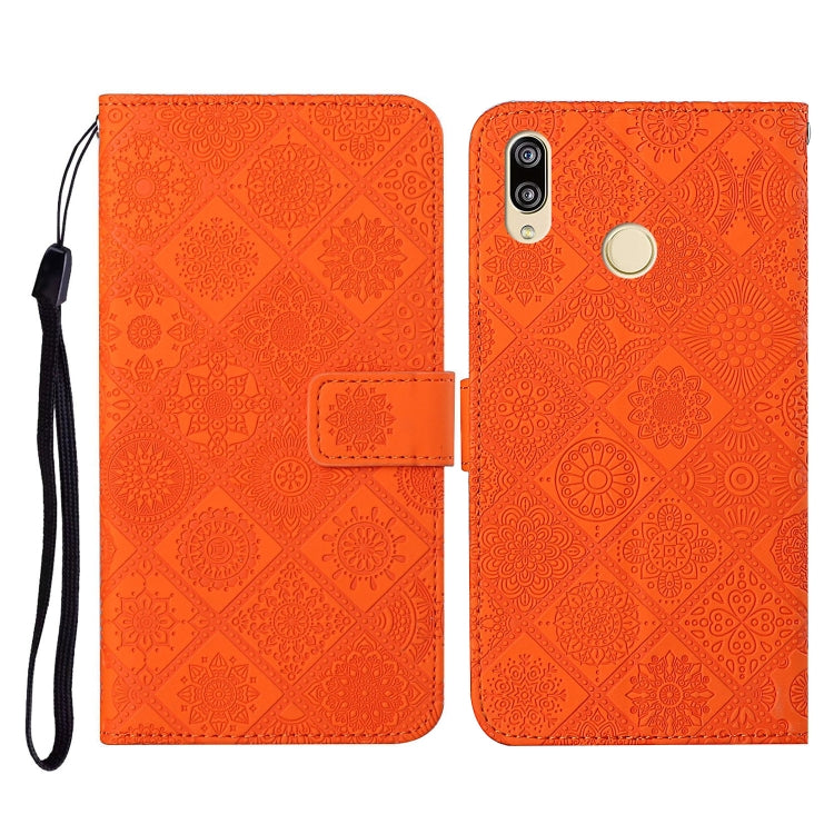 Ethnic Style Embossed Pattern Horizontal Flip Leather Case with Holder & Card Slots & Wallet & Lanyard, Huawei Honor 20 lite / 10i, For Huawei Y7 (2019), For Huawei P smart 2019 / Honor 10 Lite, For Huawei Honor 8X