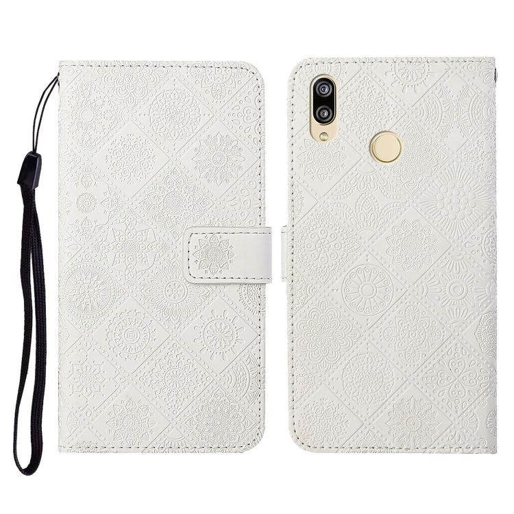 Ethnic Style Embossed Pattern Horizontal Flip Leather Case with Holder & Card Slots & Wallet & Lanyard, Huawei Honor 20 lite / 10i, For Huawei Y7 (2019), For Huawei P smart 2019 / Honor 10 Lite, For Huawei Honor 8X