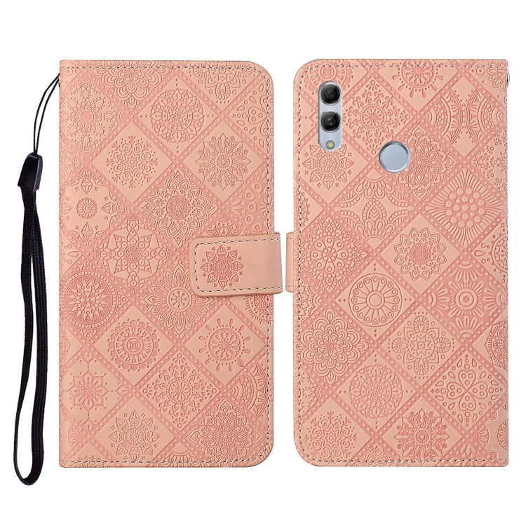 Ethnic Style Embossed Pattern Horizontal Flip Leather Case with Holder & Card Slots & Wallet & Lanyard, Huawei Honor 20 lite / 10i, For Huawei Y7 (2019), For Huawei P smart 2019 / Honor 10 Lite, For Huawei Honor 8X