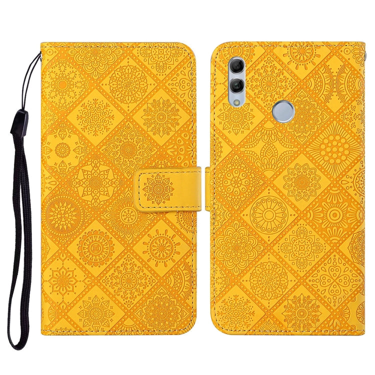 Ethnic Style Embossed Pattern Horizontal Flip Leather Case with Holder & Card Slots & Wallet & Lanyard, Huawei Honor 20 lite / 10i, For Huawei Y7 (2019), For Huawei P smart 2019 / Honor 10 Lite, For Huawei Honor 8X