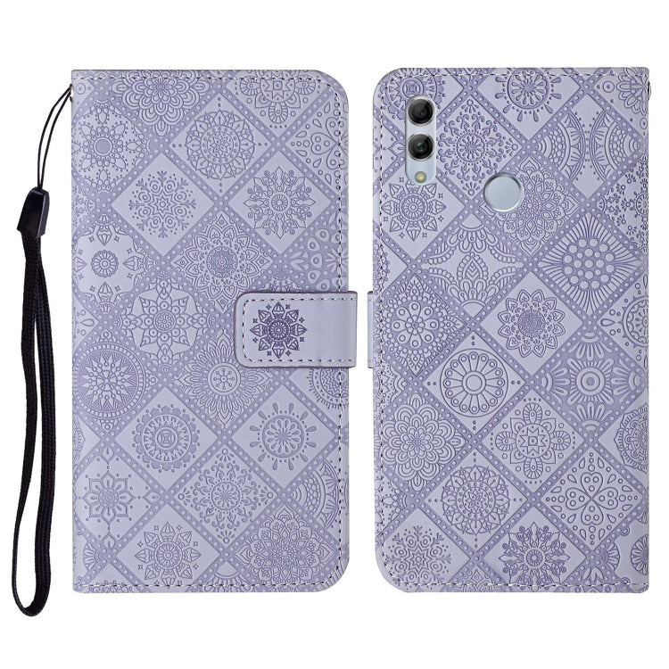 Ethnic Style Embossed Pattern Horizontal Flip Leather Case with Holder & Card Slots & Wallet & Lanyard, Huawei Honor 20 lite / 10i, For Huawei Y7 (2019), For Huawei P smart 2019 / Honor 10 Lite, For Huawei Honor 8X
