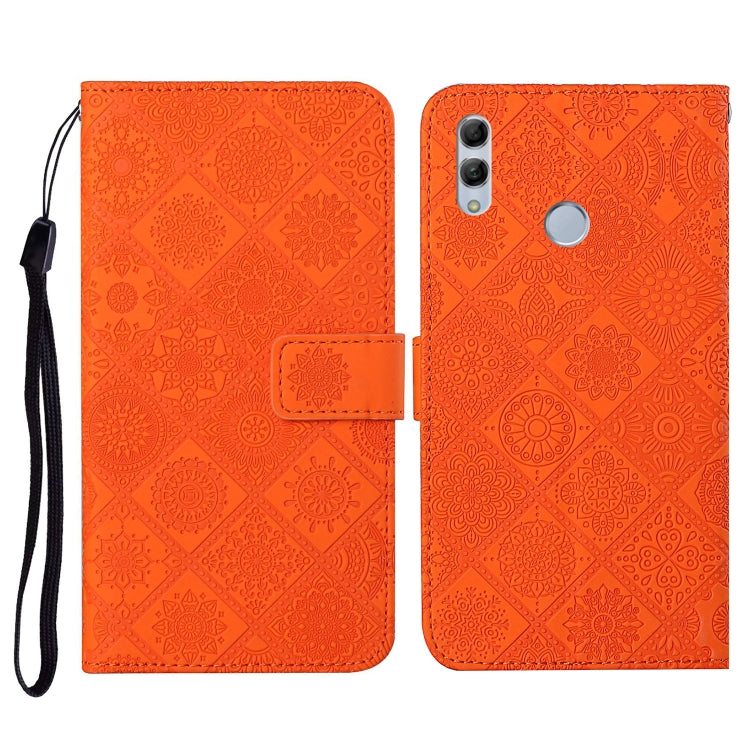 Ethnic Style Embossed Pattern Horizontal Flip Leather Case with Holder & Card Slots & Wallet & Lanyard, Huawei Honor 20 lite / 10i, For Huawei Y7 (2019), For Huawei P smart 2019 / Honor 10 Lite, For Huawei Honor 8X