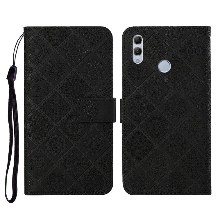 Ethnic Style Embossed Pattern Horizontal Flip Leather Case with Holder & Card Slots & Wallet & Lanyard, Huawei Honor 20 lite / 10i, For Huawei Y7 (2019), For Huawei P smart 2019 / Honor 10 Lite, For Huawei Honor 8X