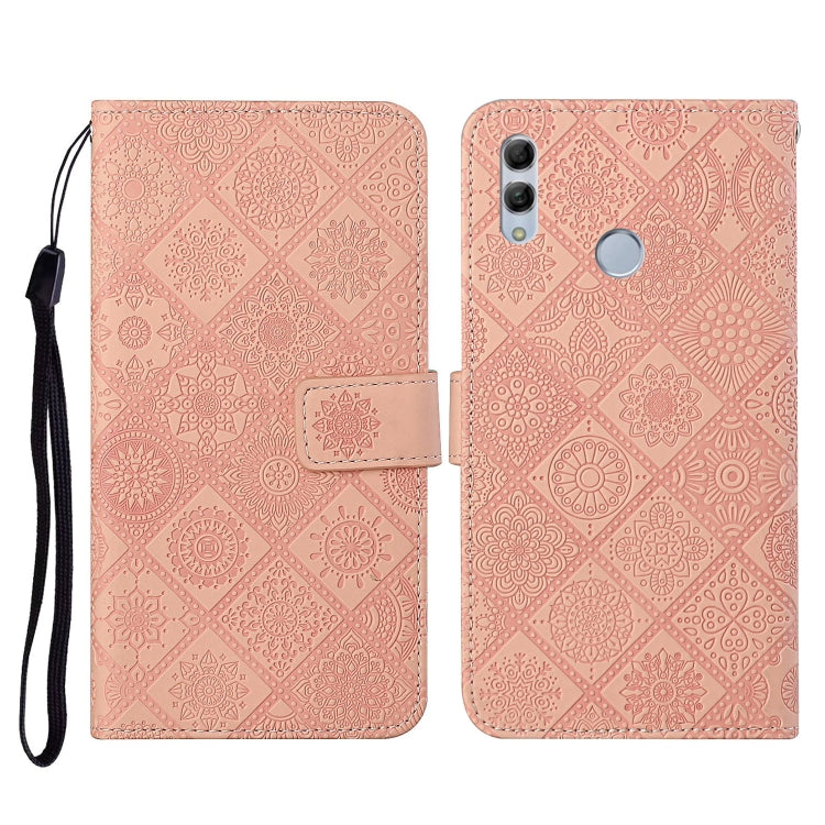 Ethnic Style Embossed Pattern Horizontal Flip Leather Case with Holder & Card Slots & Wallet & Lanyard, Huawei Honor 20 lite / 10i, For Huawei Y7 (2019), For Huawei P smart 2019 / Honor 10 Lite, For Huawei Honor 8X