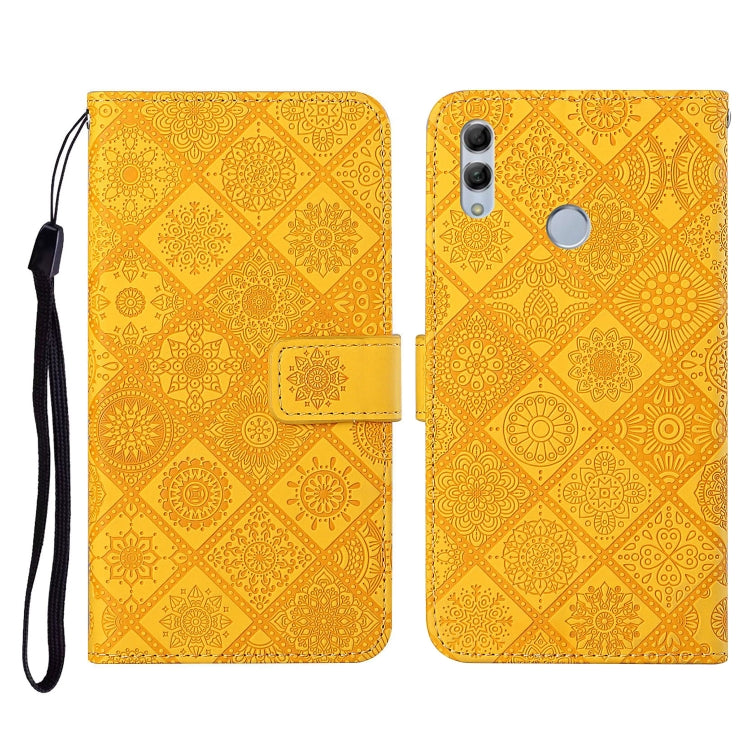 Ethnic Style Embossed Pattern Horizontal Flip Leather Case with Holder & Card Slots & Wallet & Lanyard, Huawei Honor 20 lite / 10i, For Huawei Y7 (2019), For Huawei P smart 2019 / Honor 10 Lite, For Huawei Honor 8X