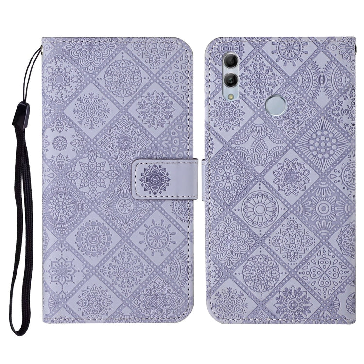 Ethnic Style Embossed Pattern Horizontal Flip Leather Case with Holder & Card Slots & Wallet & Lanyard, Huawei Honor 20 lite / 10i, For Huawei Y7 (2019), For Huawei P smart 2019 / Honor 10 Lite, For Huawei Honor 8X