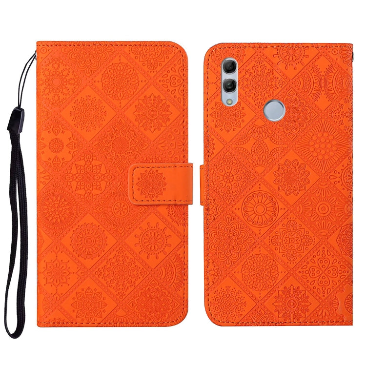 Ethnic Style Embossed Pattern Horizontal Flip Leather Case with Holder & Card Slots & Wallet & Lanyard, Huawei Honor 20 lite / 10i, For Huawei Y7 (2019), For Huawei P smart 2019 / Honor 10 Lite, For Huawei Honor 8X