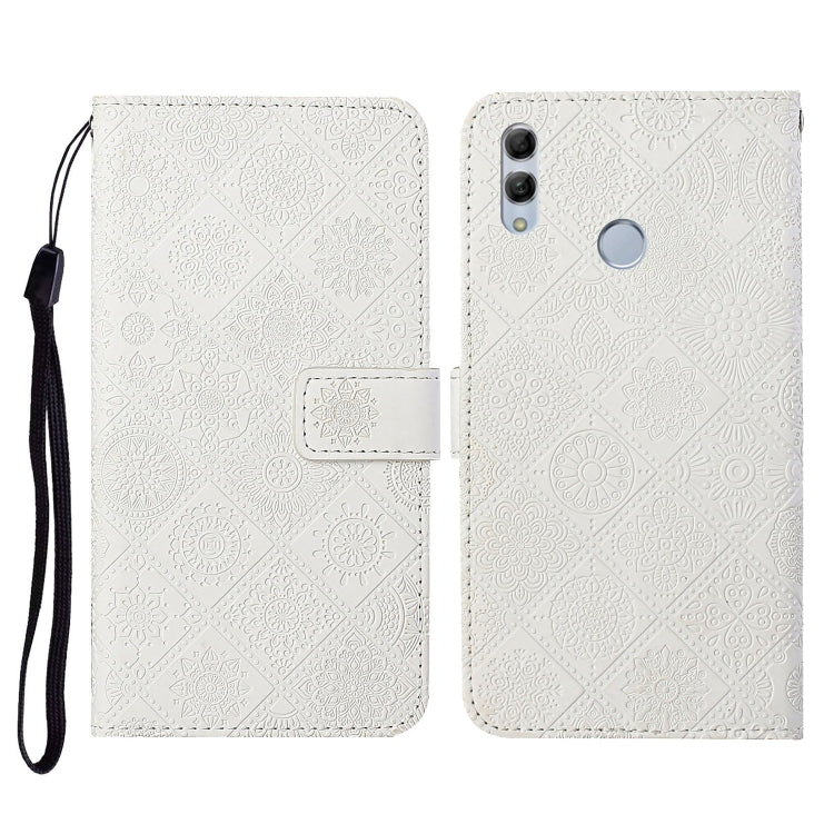 Ethnic Style Embossed Pattern Horizontal Flip Leather Case with Holder & Card Slots & Wallet & Lanyard, Huawei Honor 20 lite / 10i, For Huawei Y7 (2019), For Huawei P smart 2019 / Honor 10 Lite, For Huawei Honor 8X