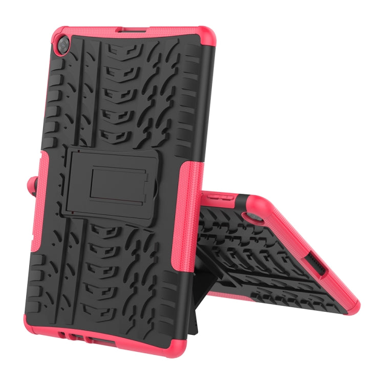 Tire Texture Shockproof TPU+PC Protective Case with Holder, For Huawei MatePad T10/T10S/Enjoy 2, For Xiaomi Mi 10T Lite 5G