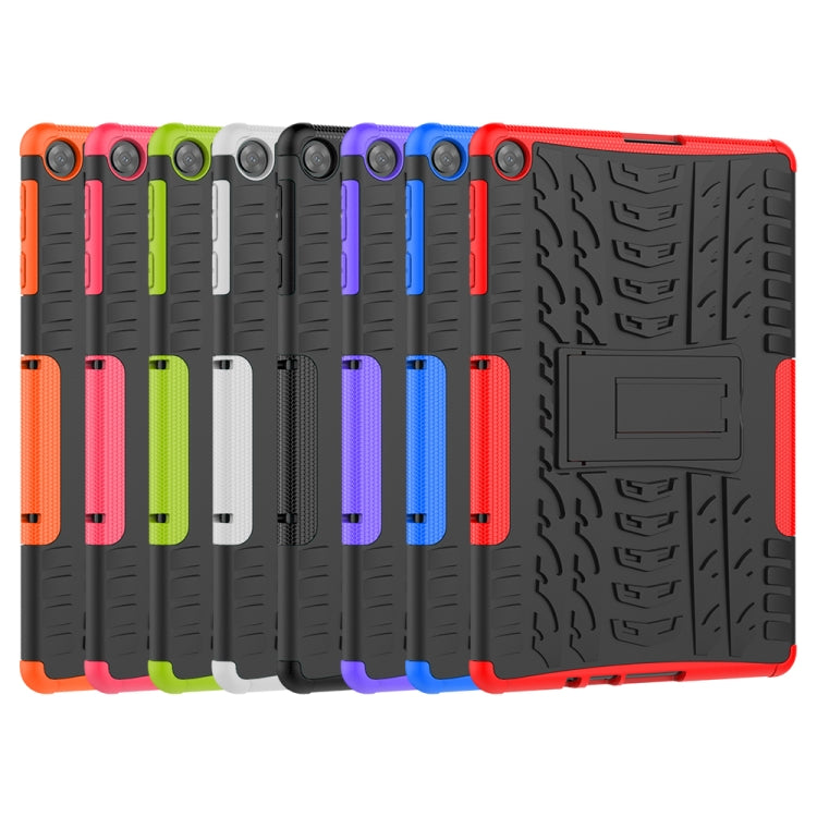 Tire Texture Shockproof TPU+PC Protective Case with Holder, For Huawei MatePad T10/T10S/Enjoy 2, For Xiaomi Mi 10T Lite 5G