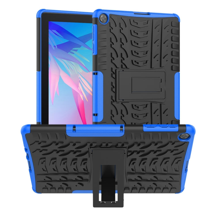 Tire Texture Shockproof TPU+PC Protective Case with Holder, For Huawei MatePad T10/T10S/Enjoy 2, For Xiaomi Mi 10T Lite 5G