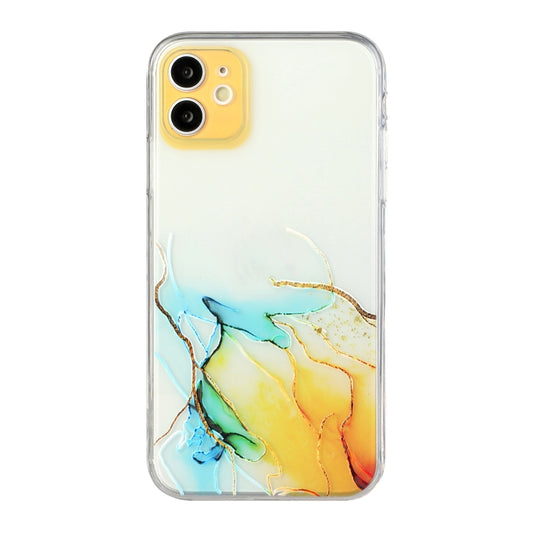 Hollow Marble Pattern TPU Straight Edge Fine Hole Protective Case