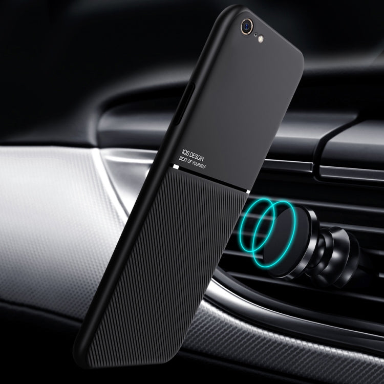 Classic Tilt Strip Grain Magnetic Shockproof PC + TPU Case