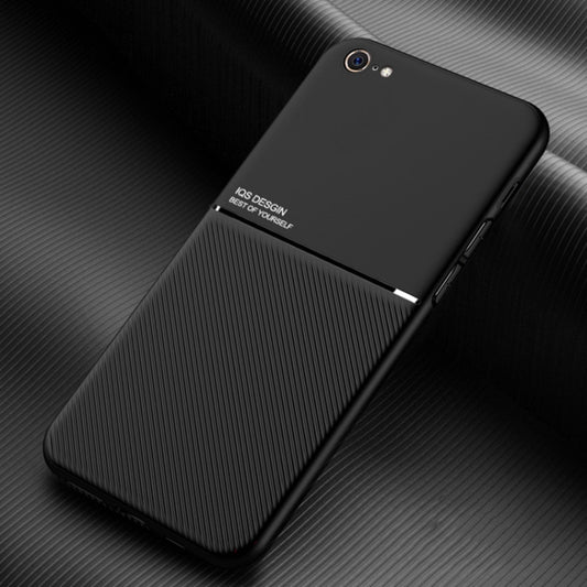 Classic Tilt Strip Grain Magnetic Shockproof PC + TPU Case