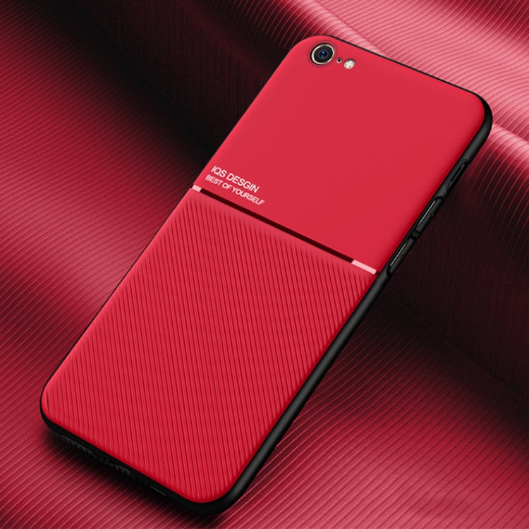 Classic Tilt Strip Grain Magnetic Shockproof PC + TPU Case