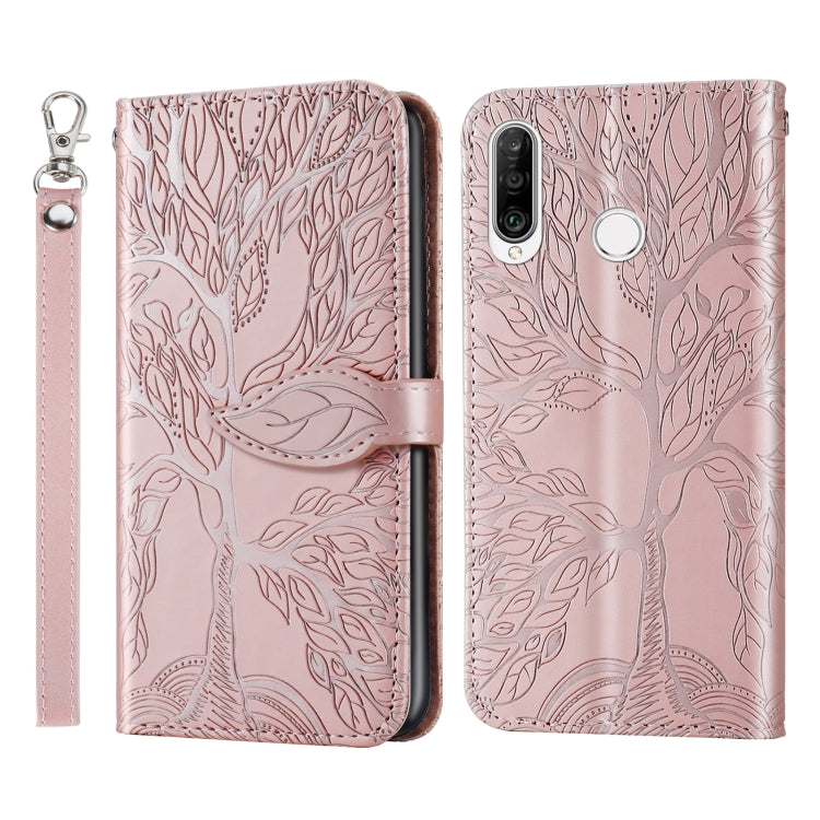Life of Tree Embossing Pattern Horizontal Flip Leather Case with Holder & Card Slot & Wallet & Photo Frame & Lanyard, For Huawei P smart 2019, For Huawei P smart 2020, For Huawei P smart Z, For Huawei P20 Lite, For Huawei P30 Lite, For Huawei P30 Pro��...