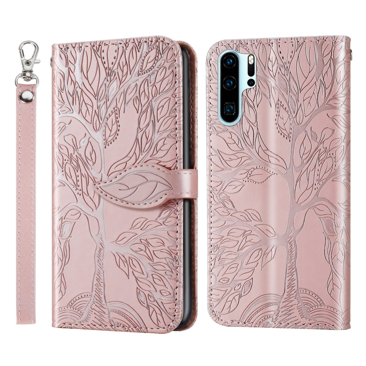 Life of Tree Embossing Pattern Horizontal Flip Leather Case with Holder & Card Slot & Wallet & Photo Frame & Lanyard, For Huawei P smart 2019, For Huawei P smart 2020, For Huawei P smart Z, For Huawei P20 Lite, For Huawei P30 Lite, For Huawei P30 Pro��...
