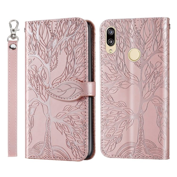 Life of Tree Embossing Pattern Horizontal Flip Leather Case with Holder & Card Slot & Wallet & Photo Frame & Lanyard, For Huawei P smart 2019, For Huawei P smart 2020, For Huawei P smart Z, For Huawei P20 Lite, For Huawei P30 Lite, For Huawei P30 Pro��...