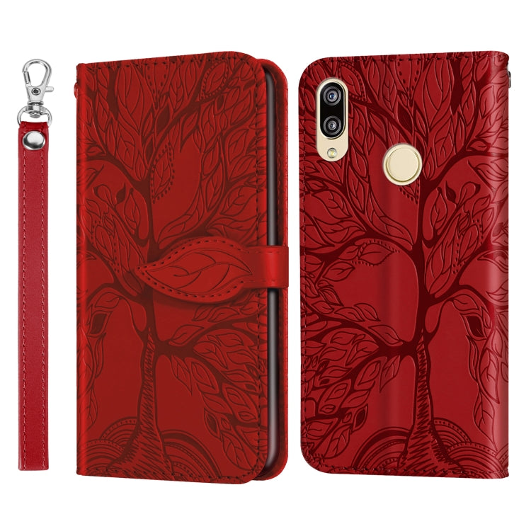 Life of Tree Embossing Pattern Horizontal Flip Leather Case with Holder & Card Slot & Wallet & Photo Frame & Lanyard, For Huawei P smart 2019, For Huawei P smart 2020, For Huawei P smart Z, For Huawei P20 Lite, For Huawei P30 Lite, For Huawei P30 Pro��...