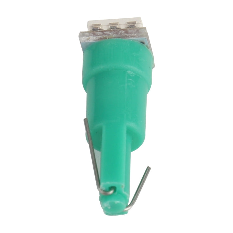 30 PCS T5 1LED SMD-5050 Car Modification LED Indicator Light Green Light, A3895