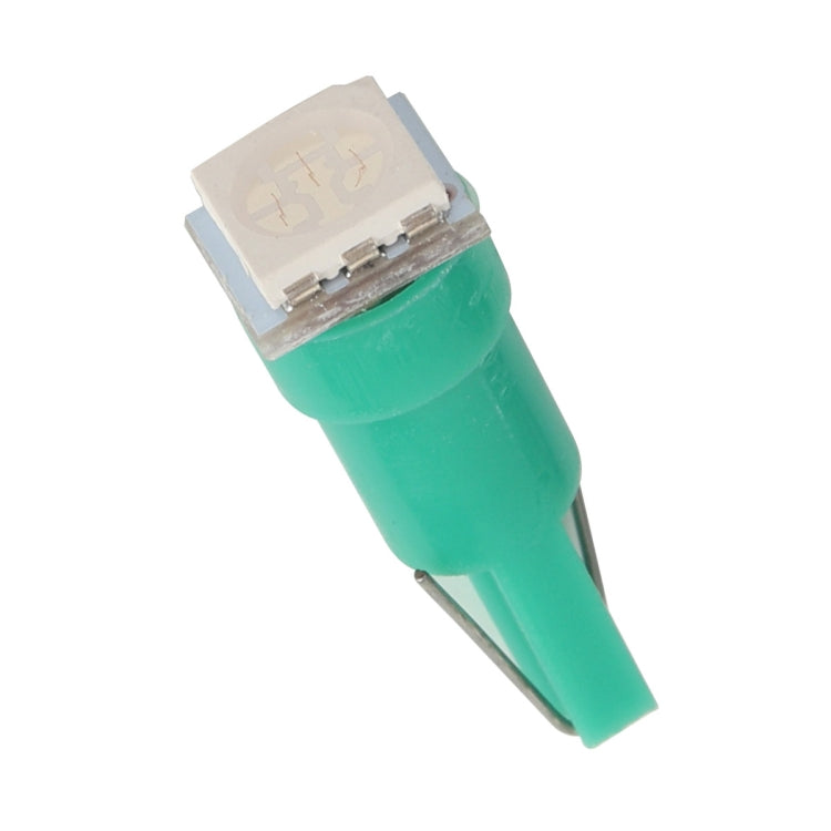 30 PCS T5 1LED SMD-5050 Car Modification LED Indicator Light Green Light, A3895