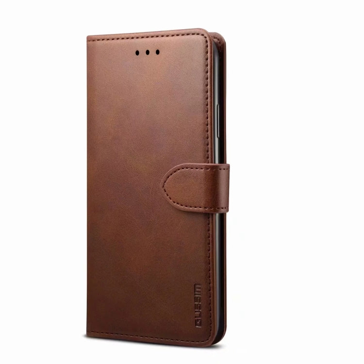 GUSSIM Business Style Horizontal Flip Leather Case with Holder & Card Slots & Wallet, For Huawei P smart 2021