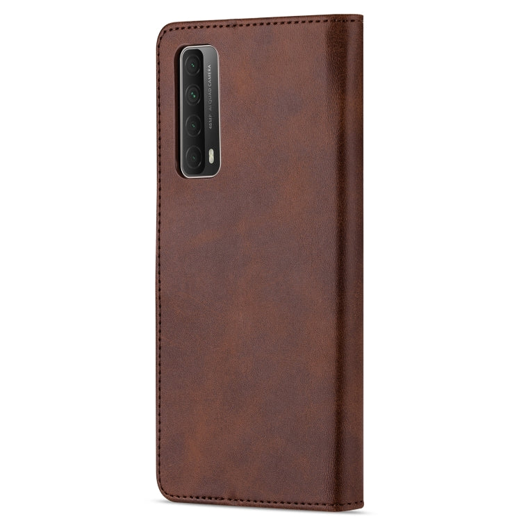 GUSSIM Business Style Horizontal Flip Leather Case with Holder & Card Slots & Wallet, For Huawei P smart 2021