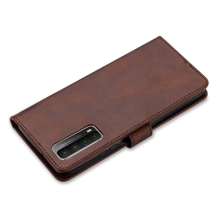 GUSSIM Business Style Horizontal Flip Leather Case with Holder & Card Slots & Wallet, For Huawei P smart 2021
