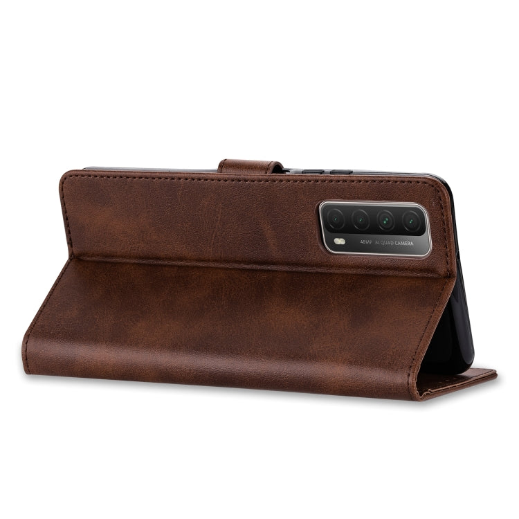 GUSSIM Business Style Horizontal Flip Leather Case with Holder & Card Slots & Wallet, For Huawei P smart 2021