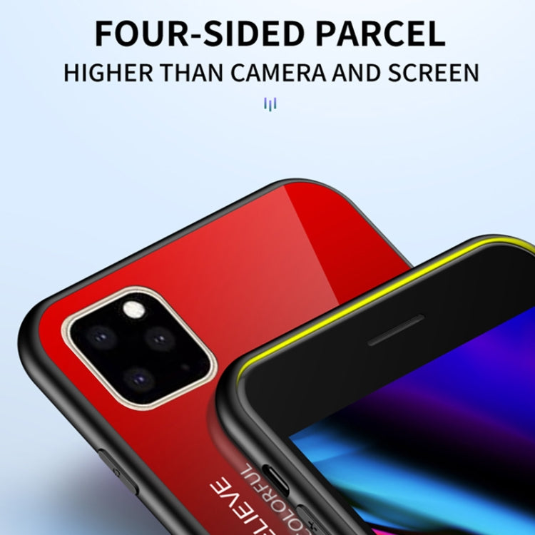 Gradient Color Glass Case, For iPhone 11 Pro, For iPhone 11 Pro Max, For iPhone 11